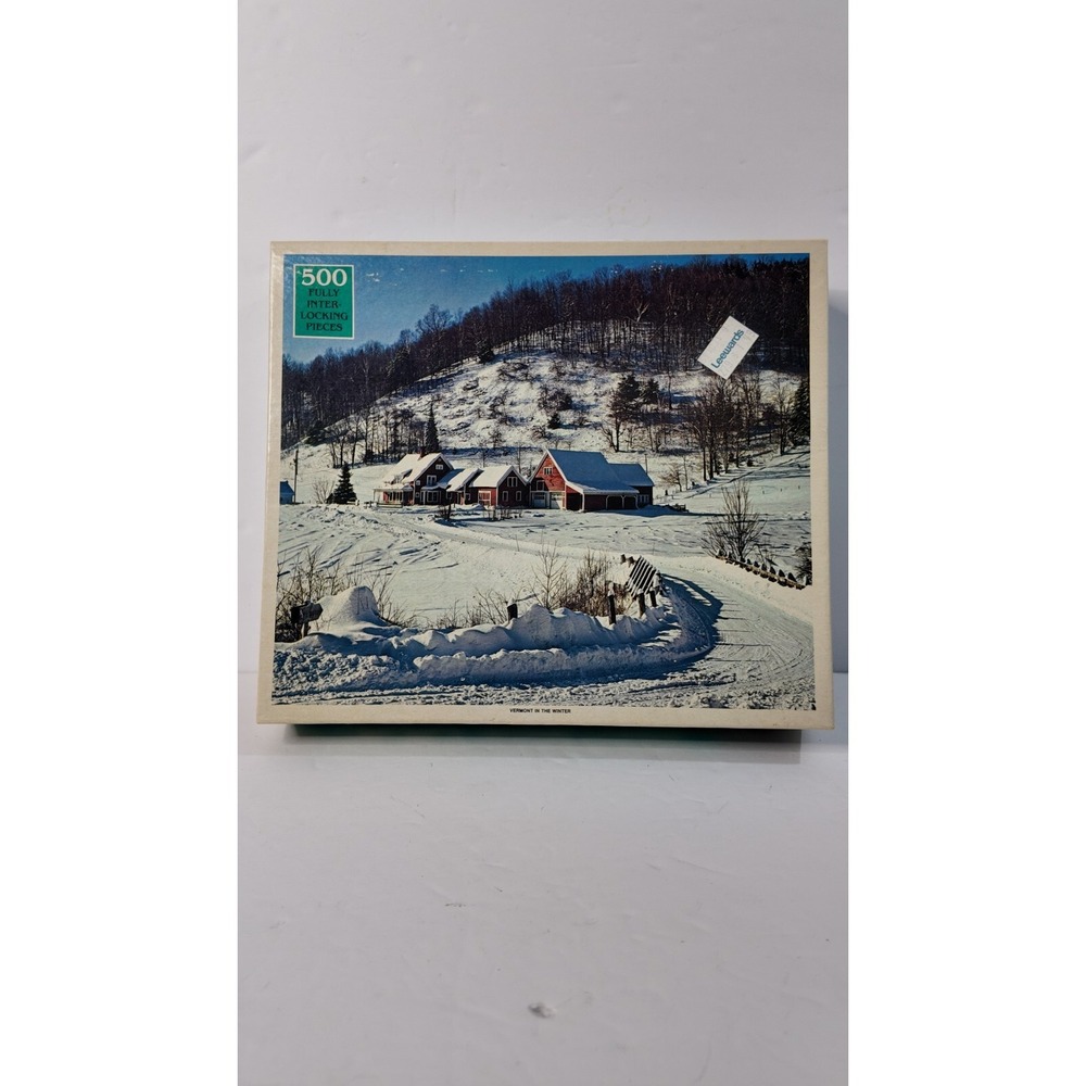 NEW 500 Piece Jigsaw Puzzle "Vermont In The Winter"